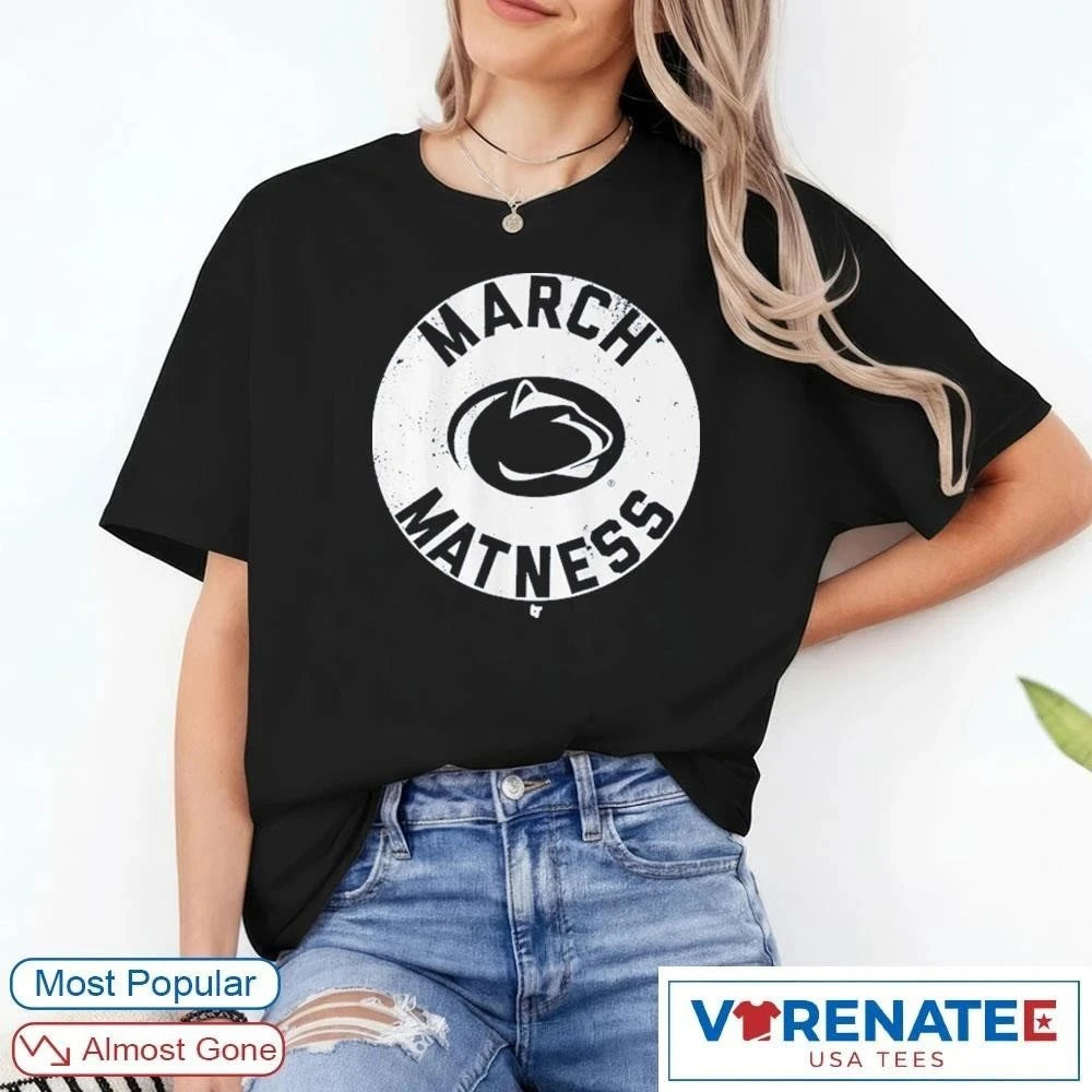 Official Penn State Nittany Lions Wrestling March Matness T-Shirt