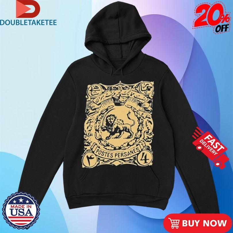 Official Persian Lion Stamp Iranian Heritage Shirts