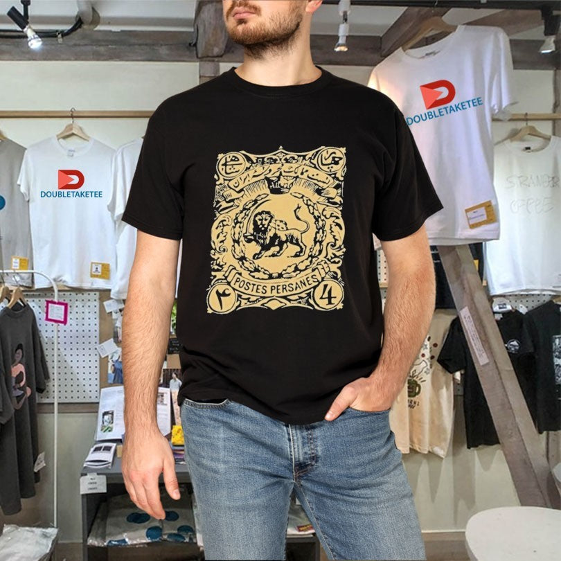 Official Persian Lion Stamp Iranian Heritage Shirts