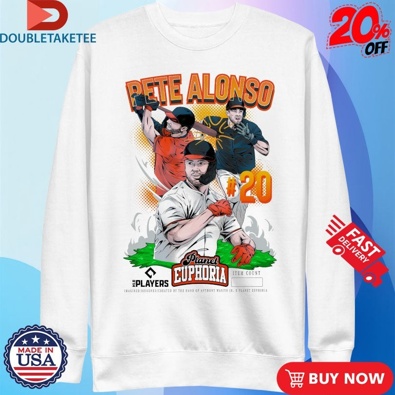 Official Pete Alonso #20 Planet Euphoria Shirts