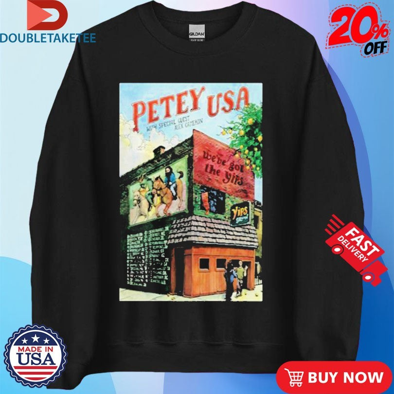 Official Petey USA We’ve Got The Yips Tour 2025 Dates Shirts