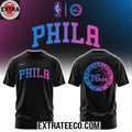 Official Philadelphia 76ers x Cyberpunk Night 2026 NBA Champs Hoodie T-Shirt