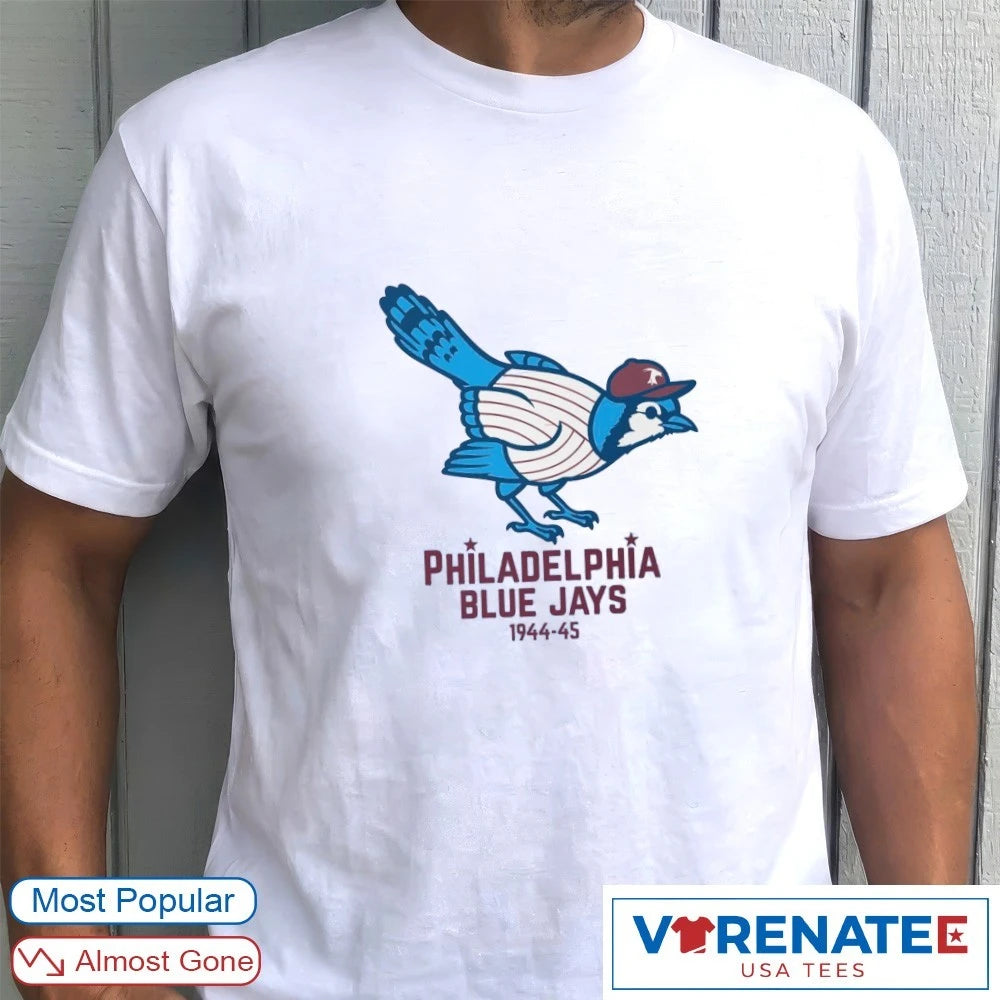 Official Philadelphia Blue Jays 1944-45 Bella Canvas T-Shirt