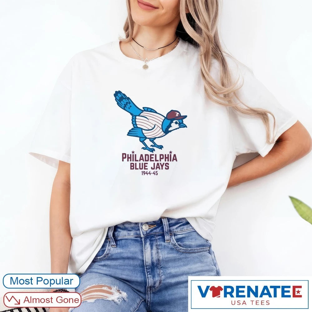 Official Philadelphia Blue Jays 1944-45 Bella Canvas T-Shirt