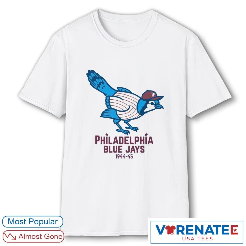 Official Philadelphia Blue Jays 1944-45 Bella Canvas T-Shirt