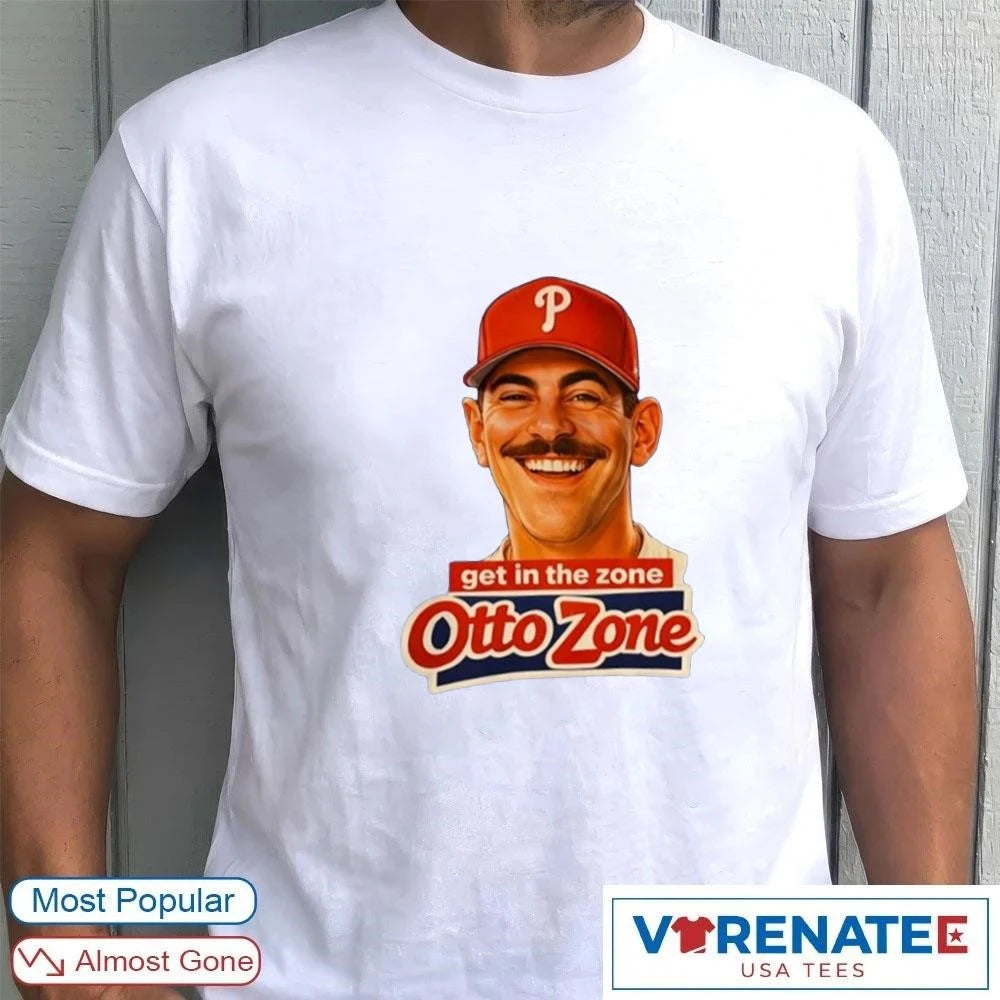 Official Philadelphia Phillie Get In The Zone Otto Zone T-Shirt