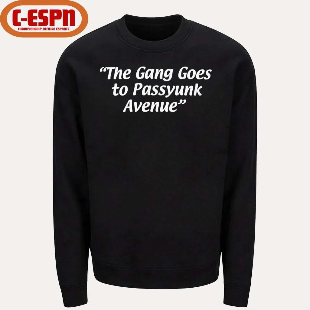 Official Philadelphia The Gang Goes to Passyunk Avenue Shirt