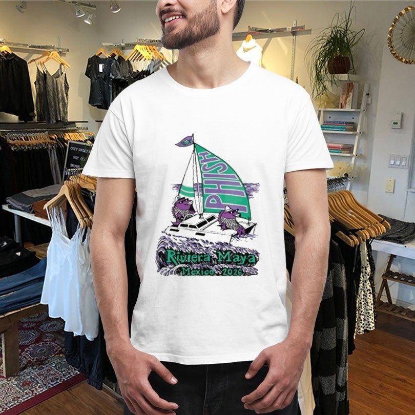 Official Phish Riviera Maya Pollock Waves Mexico 2026 Shirts