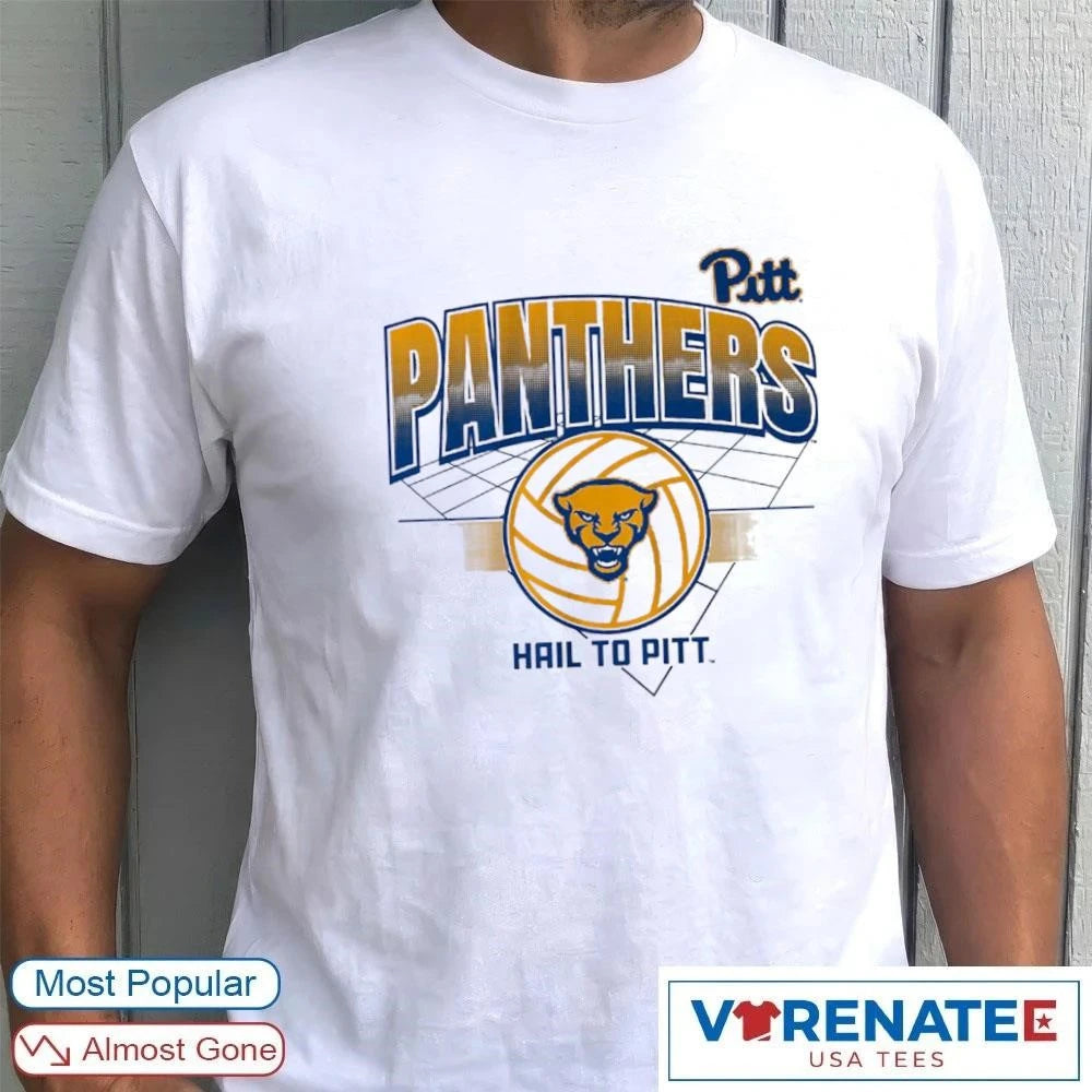 Official Pitt Panthers Volleyball Grid Hail To Pitt 2026 NCAA College Volleyball Pittsburgh T-Shirt