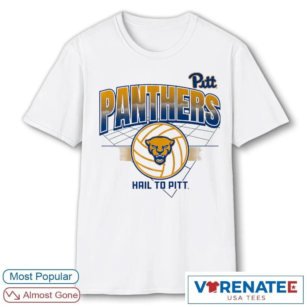 Official Pitt Panthers Volleyball Grid Hail To Pitt 2026 NCAA College Volleyball Pittsburgh T-Shirt