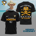 Official Pittsburgh Penguins t-shirt in collaboration with Kenny Chesney No Shoes Nation