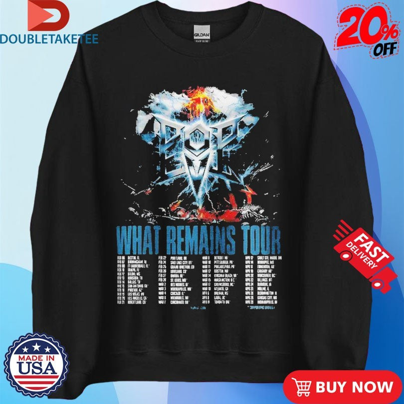 Official Pop Evil What Remains Tour 2026 Dates Shirts