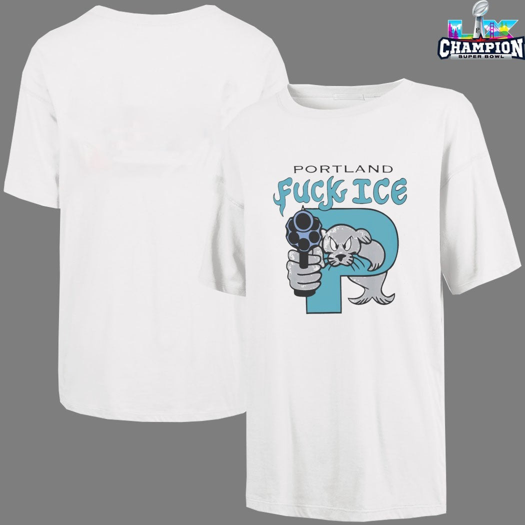 Official Portland Fuck Ice Otter Seal T-shirts