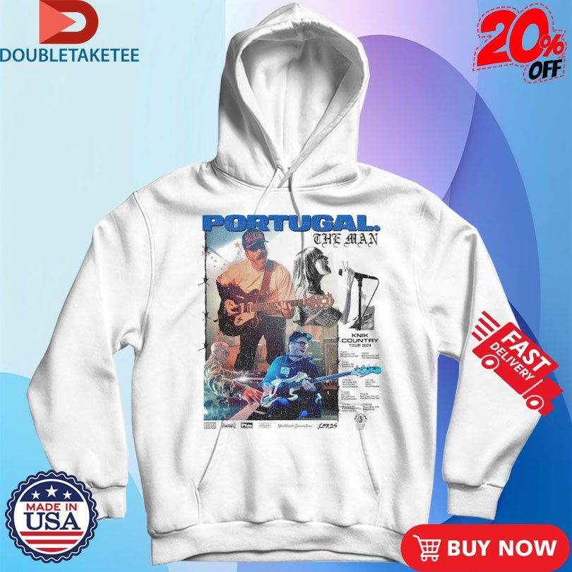 Official Portugal The Man Knik Country Tour 2024 T-Shirtss