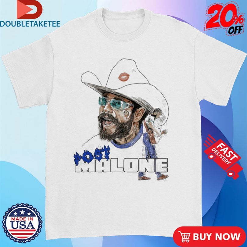 Official Post Malone Blue Flame Shirts