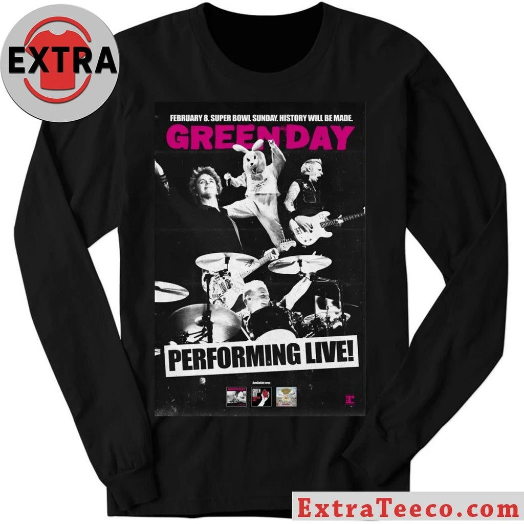Official Poster Green Day At Levi’s Stadium In Santa Clara, CA On Feb 8, 2026 Shirt
