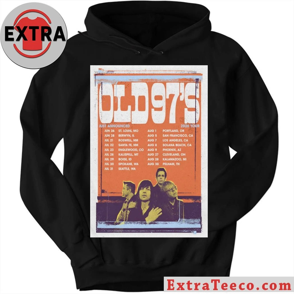 Official Poster Old 97’S 2026 Tour Summer Shirt