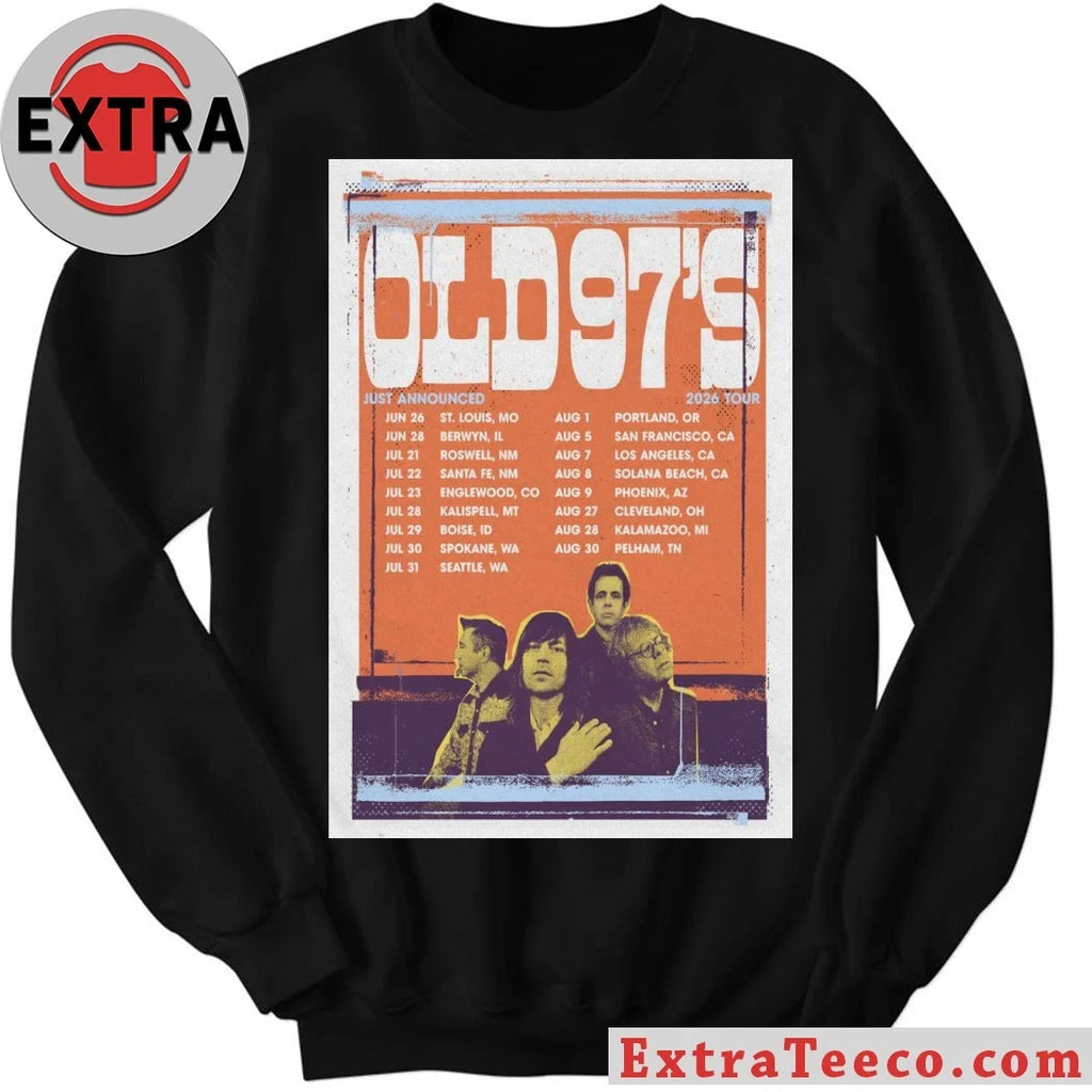 Official Poster Old 97’S 2026 Tour Summer Shirt