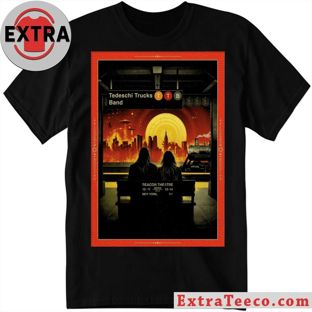 Official Poster Tedeschi Trucks Band At Beacon Theatre In New York, NY On March 10-14 2026 Shirt