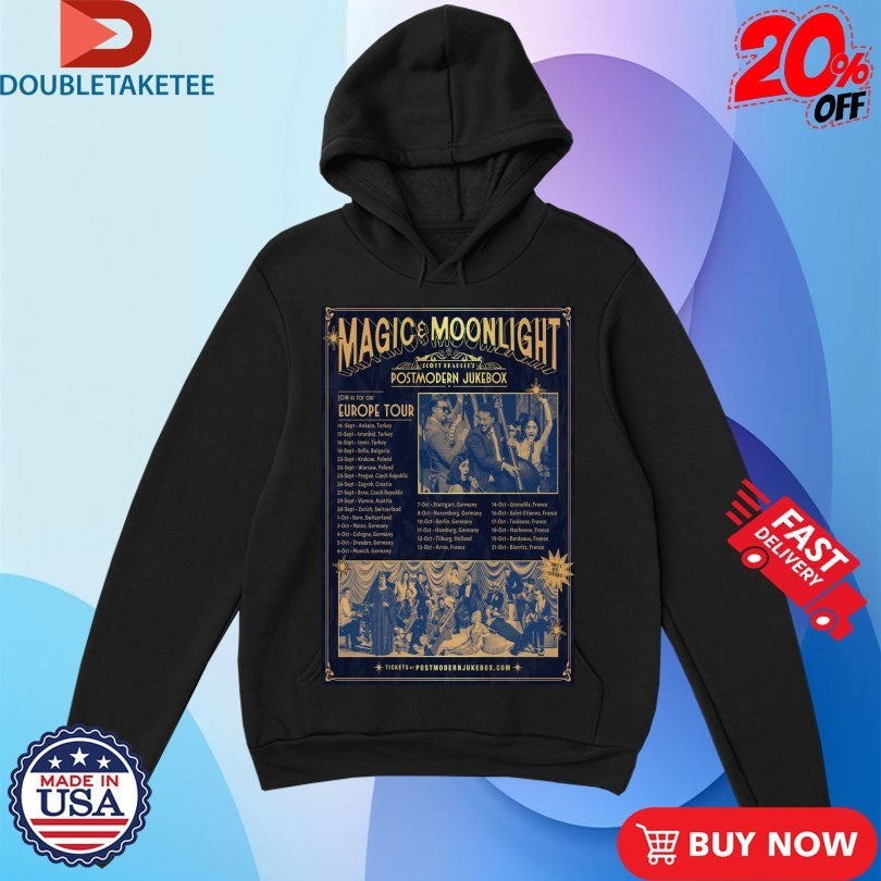 Official Postmodern Jukebox Magic &amp; Moonlight Europe Tour 2025 Shirts