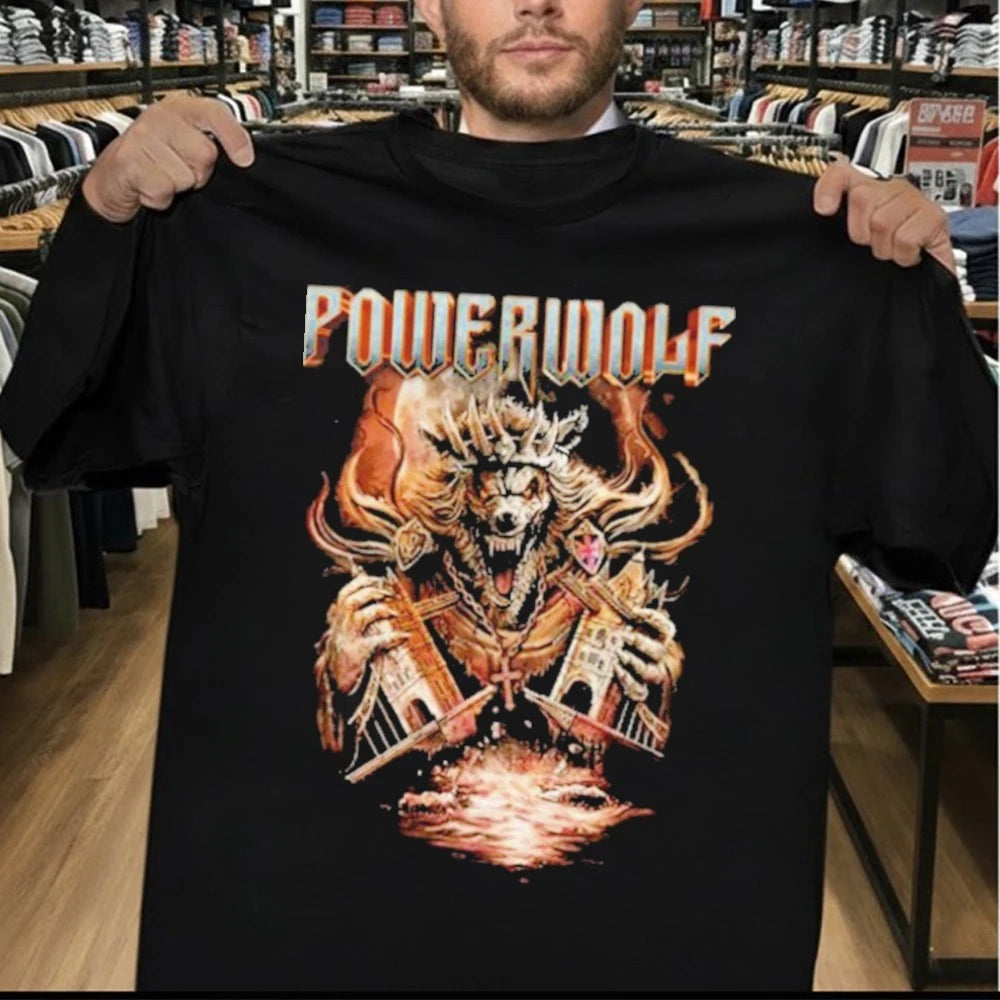 Official Powerwolf Wake Up The Wicked Tour 2026 London Tee At OVO Arena Wembley On March 7 2026 The Wembley Metal Mass Shirt