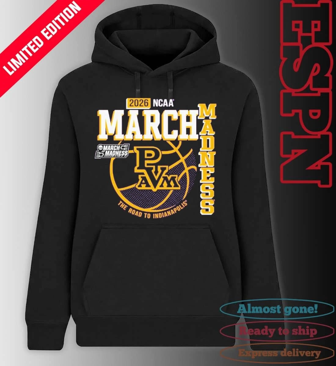Official Prairie View A&amp;M University Men’s Basketball 2026 March Madness Bound Shirt
