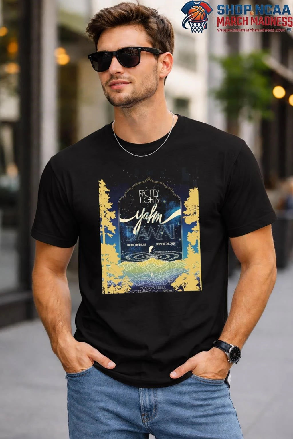 Official Pretty Lights Yahn Dawn 2026 Buena Vista Colorado At Meadow Creek From September 18 To 20 2026 T-Shirt