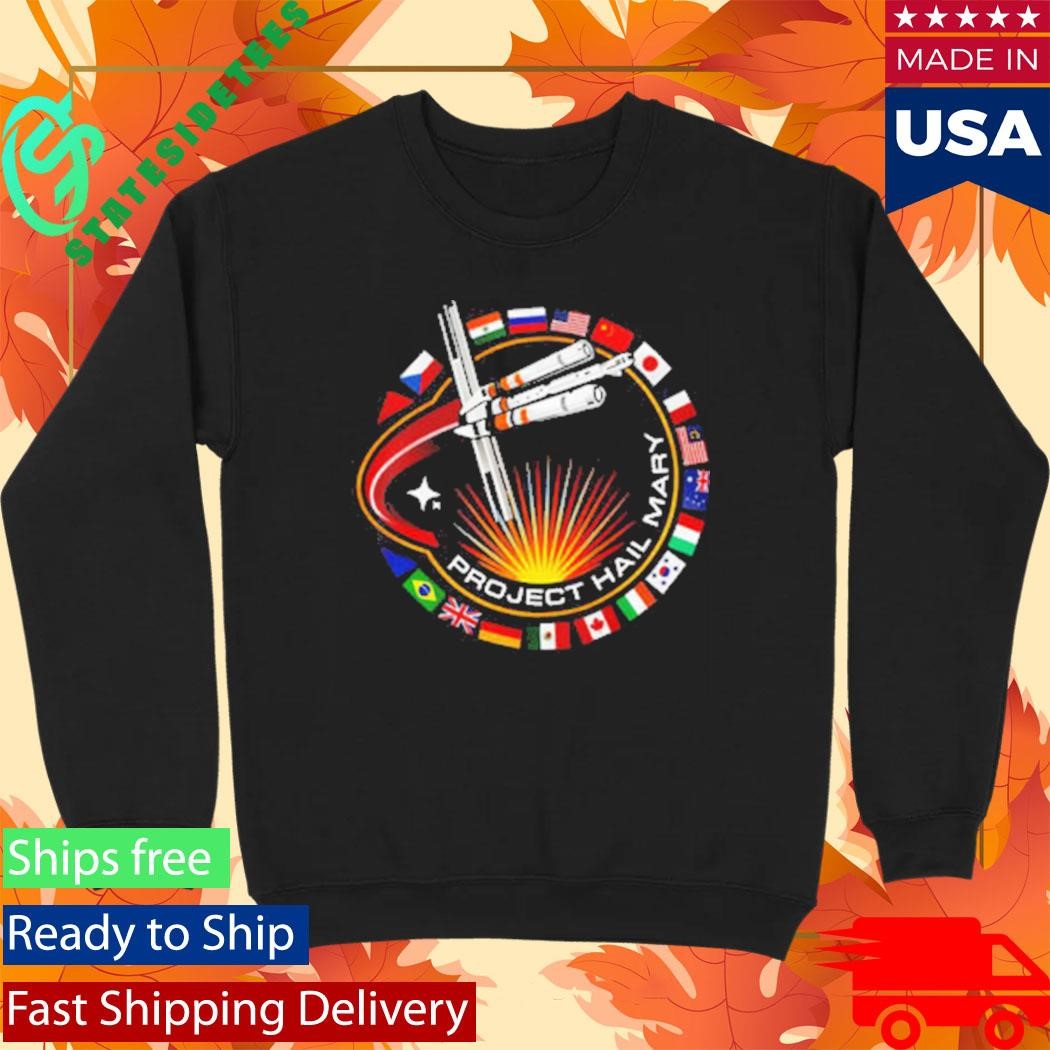 Official Project Hail Mary Movie 2026 Merch Patch Flag Shirt