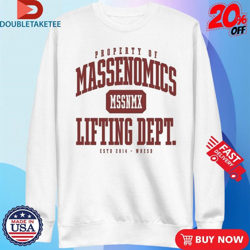 Official Property Of Massenomics Lifting Dept Shirts