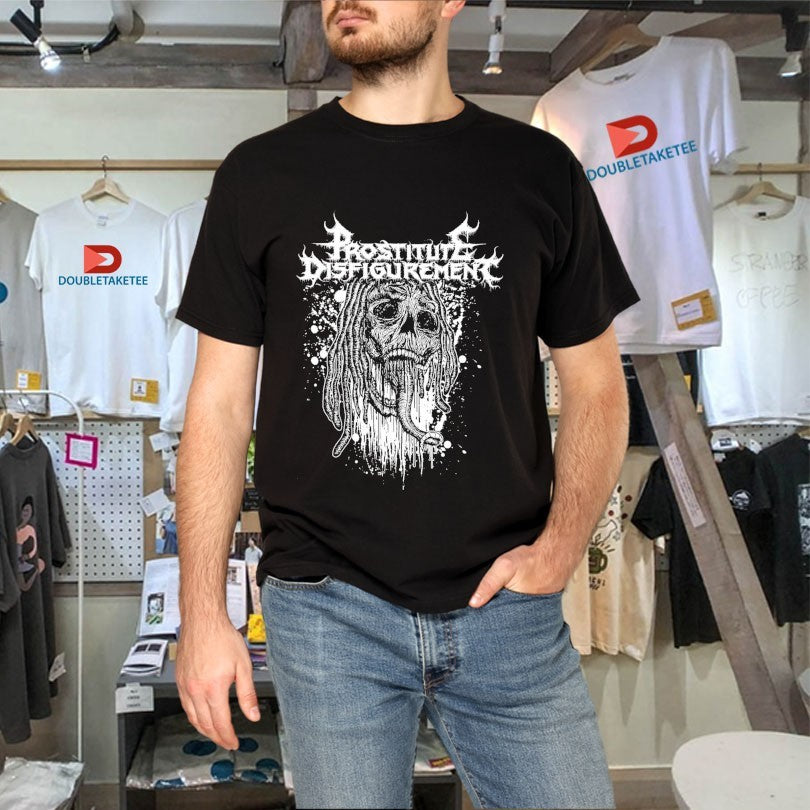 Official Prostitute Disfigurement Maggot Skull Shirts
