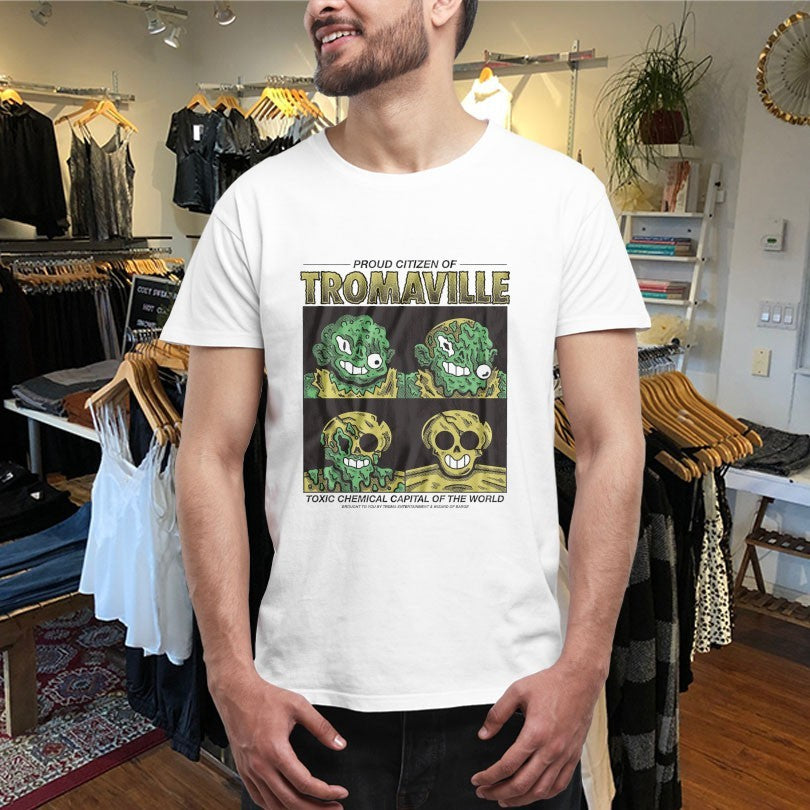 Official Proud Citizen Of Tromaville Toxic Chemical Capital Of The World Brought To You Troma Entertainment And Wizard Of Barge Shirts