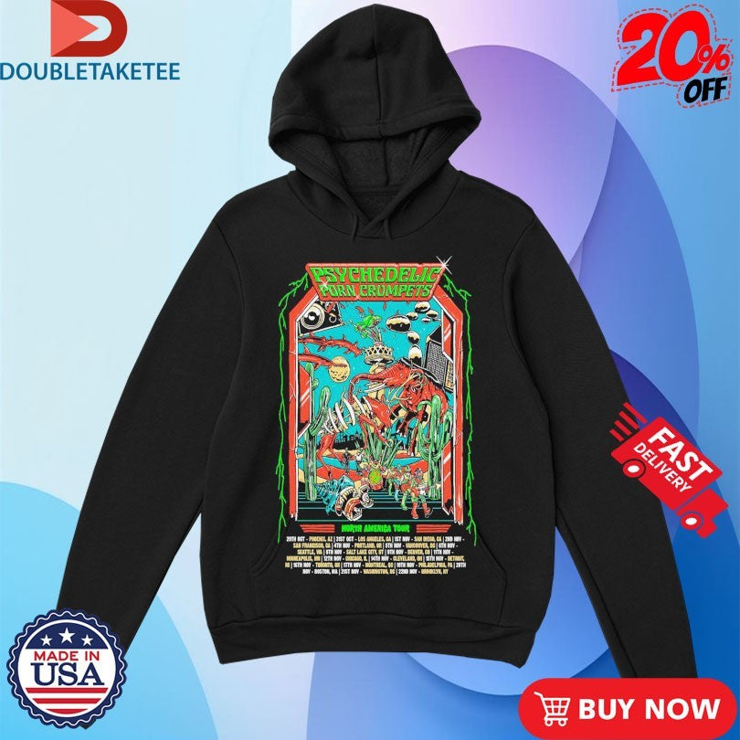 Official Psychedelic Porn Crumpets North America Tour 2025 Dates Shirts