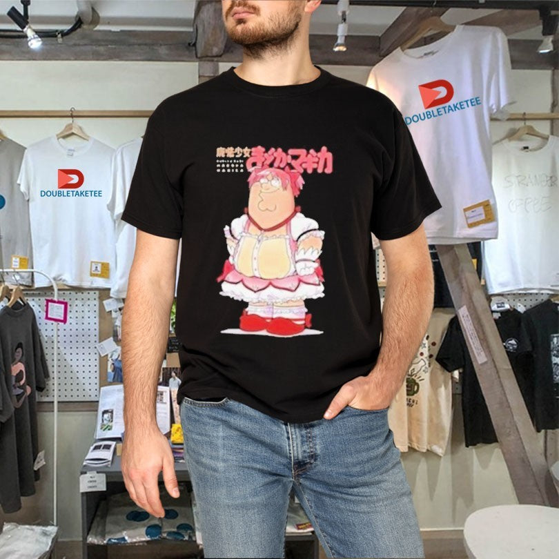 Official Puella Magi Madoka Magica Peter Griffin Family Guy Anime Waifu Shirts