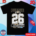 Official Purdue Boilermakers 2026 Big Ten Men’s Basketball Tournament Champions 27-8 Signatures Players Names Shirts