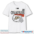 Official Purdue Boilermakers 2026 Big Ten Men’s Basketball Tournament Champions Cut Nets T-Shirt
