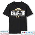 Official Purdue Boilermakers 2026 Big Ten Men’s Basketball Tournament Champions United Center Locker Room T-Shirt