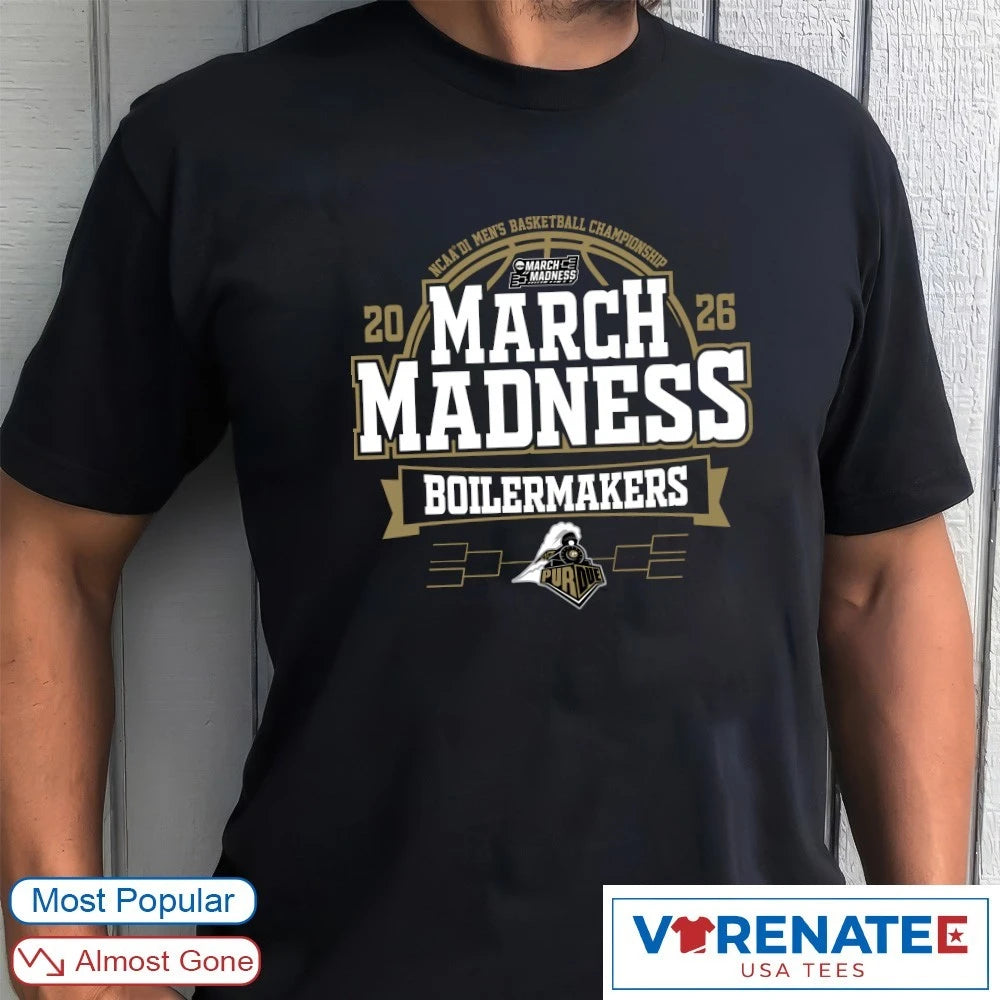 Official Purdue Boilermakers 2026 NCAA DI Men’s Basketball Championship March Madness T-Shirt