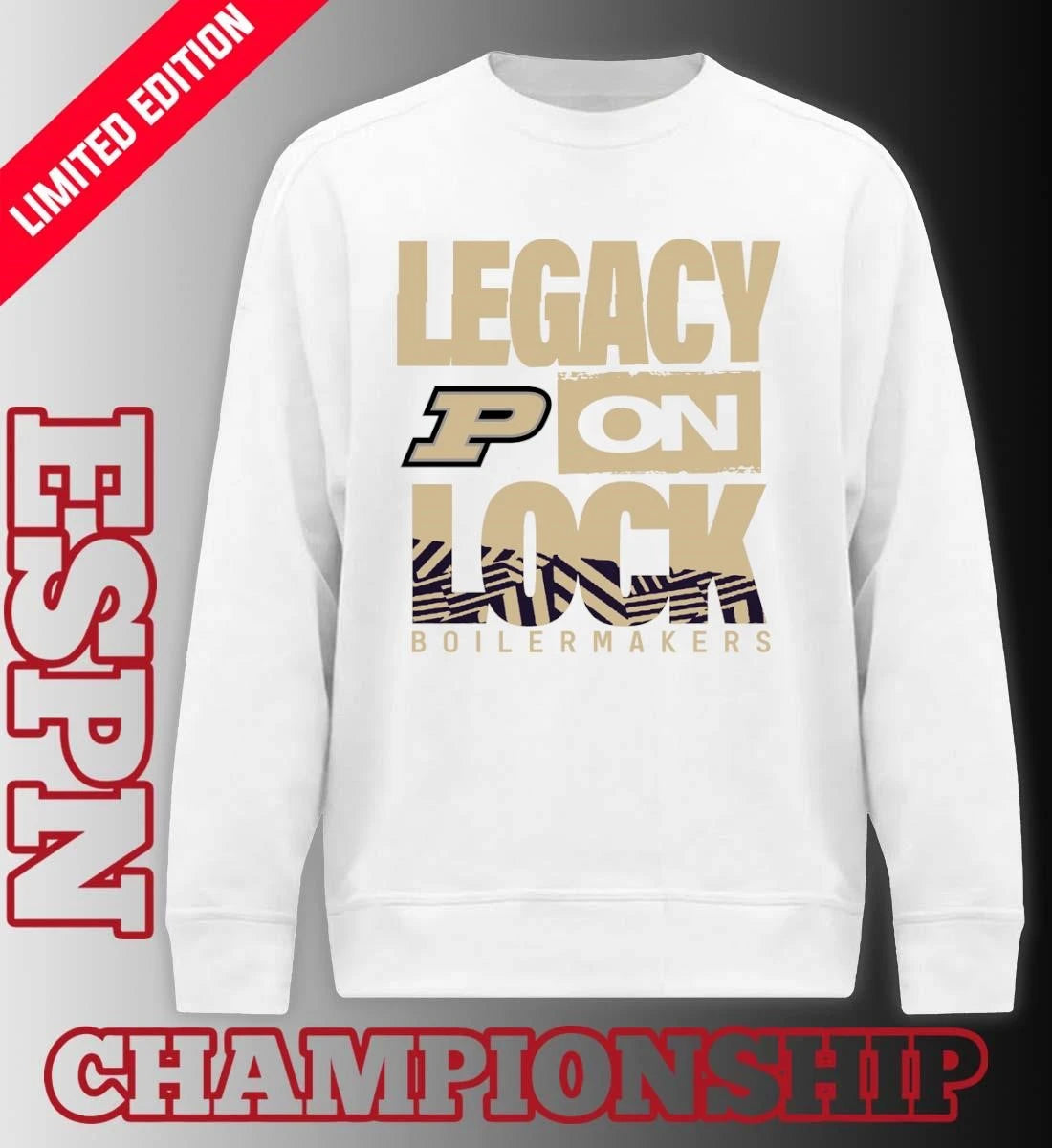 Official Purdue Boilermakers Basketball Legacy On Lock Bench T-Shirt