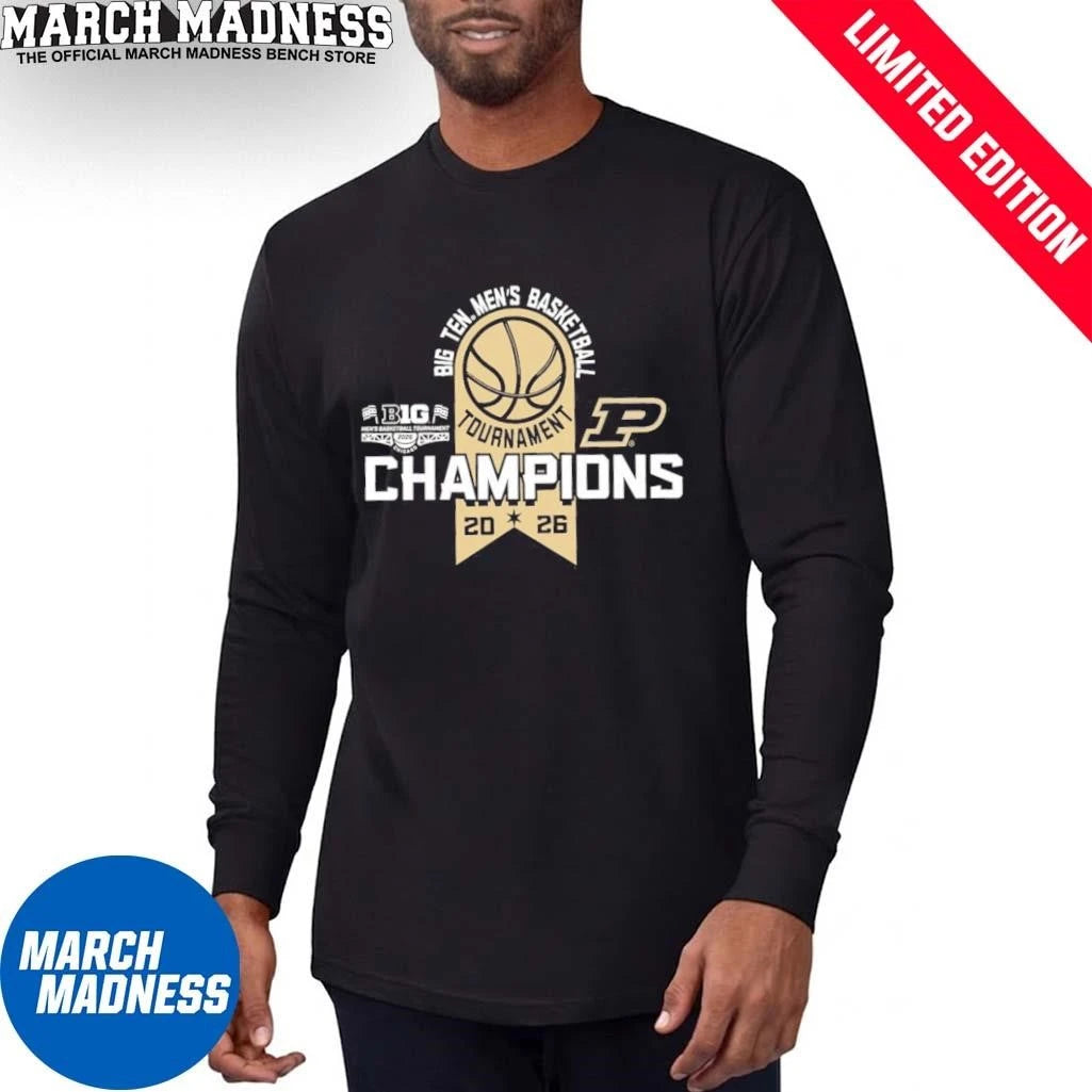 Official Purdue Boilermakers Big Ten Tourney Champs Official T-Shirt