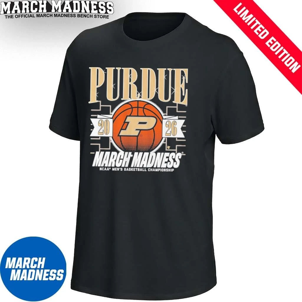 Official Purdue Boilermakers MBB 2026 March Madness Shirt