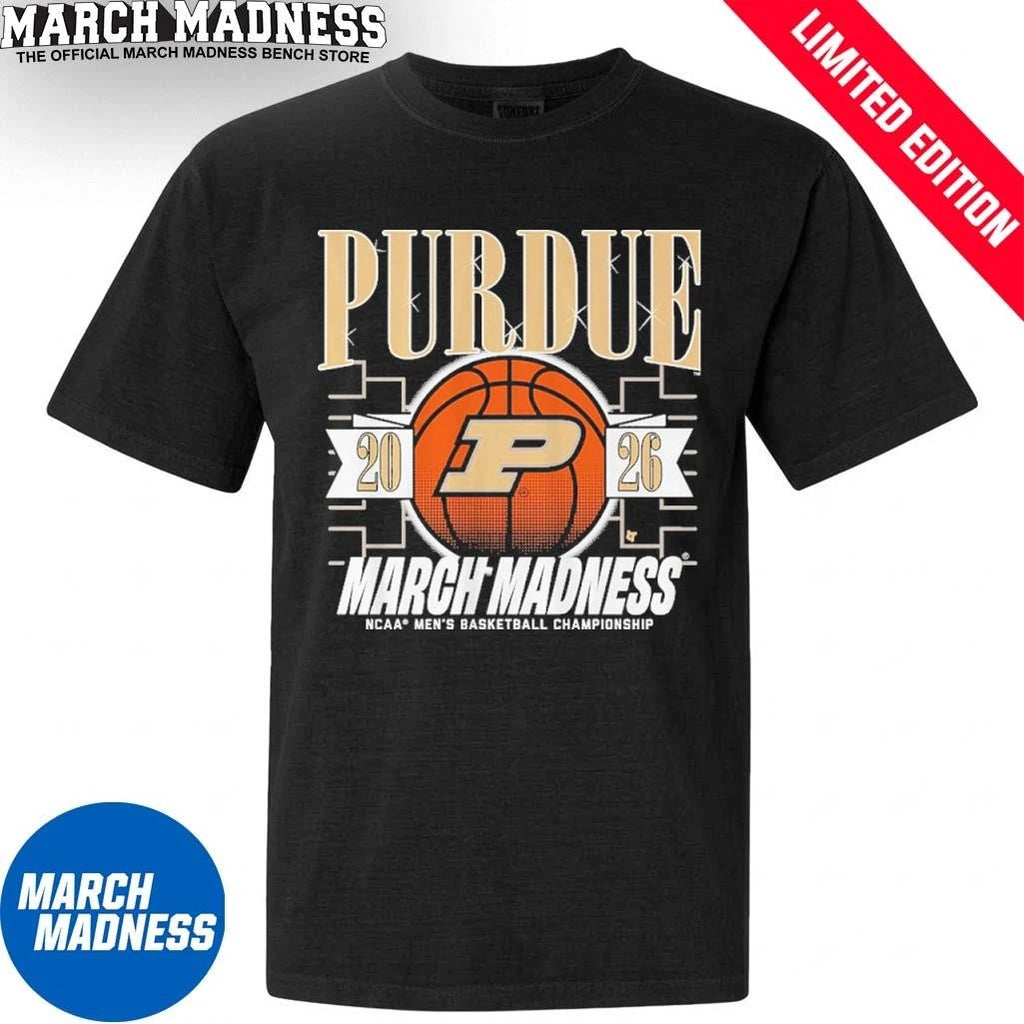Official Purdue Boilermakers MBB 2026 March Madness Shirt