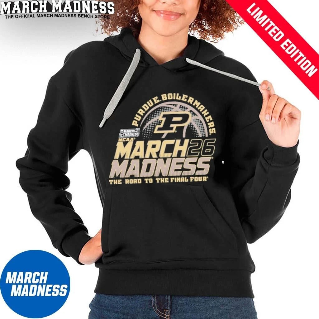 Official Purdue Boilermakers Men’s Basketball 2026 March Madness Bound Shirt