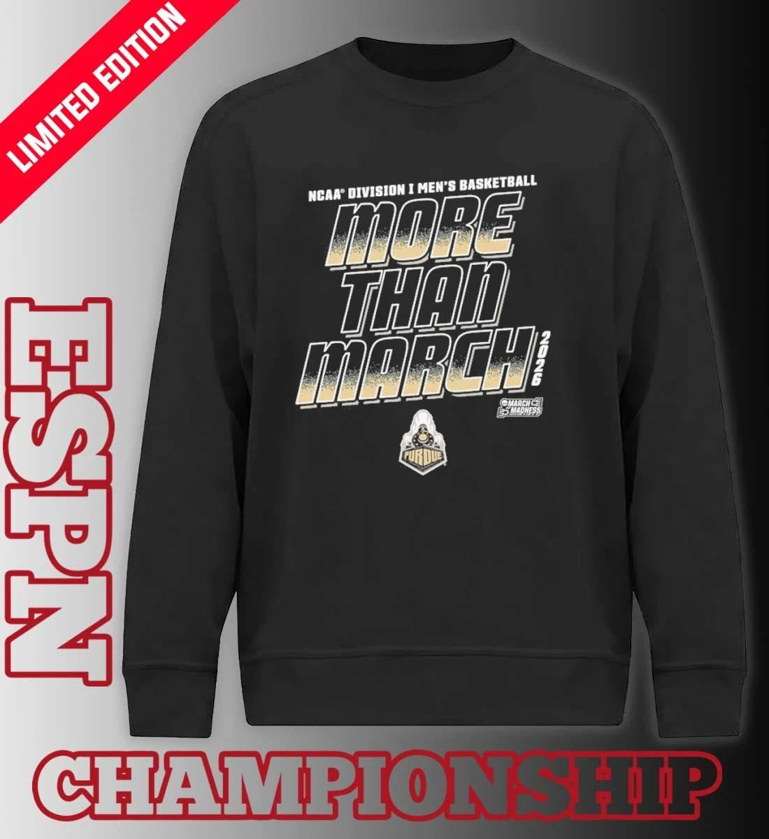Official Purdue Boilermakers More Than March 2026 Ncaa Men’s Basketball Shirt