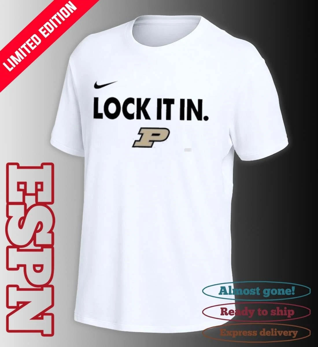 Official Purdue Men’s Basketball Lock It In NCAA March Madness T-Shirt