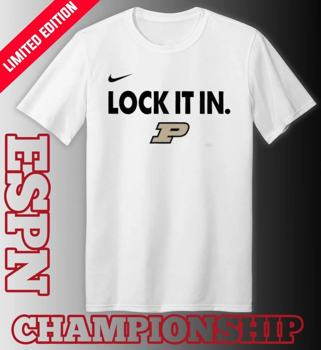 Official Purdue Men’s Basketball Lock It In NCAA March Madness T-Shirt