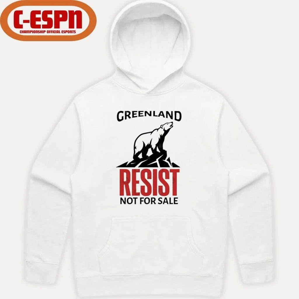 Official RESIST Greenland Not For Sale T-Shirt