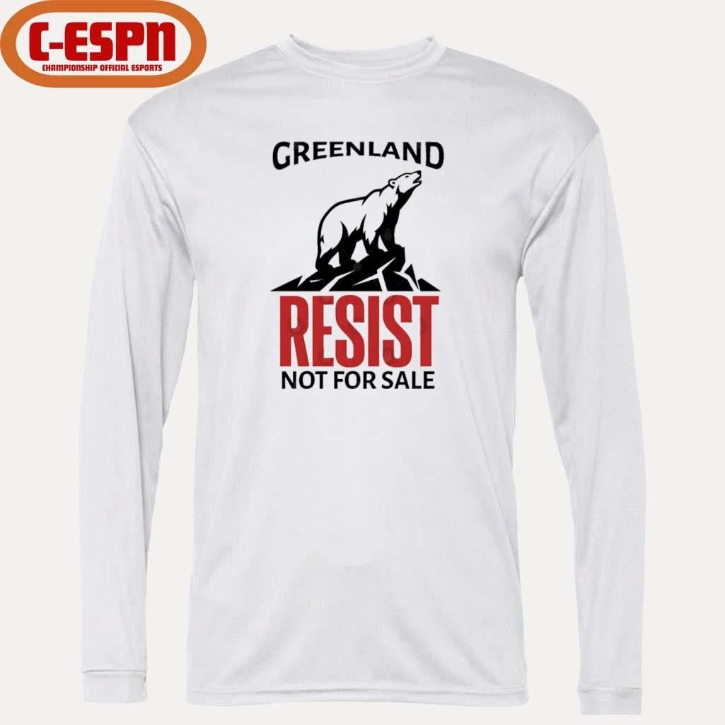 Official RESIST Greenland Not For Sale T-Shirt