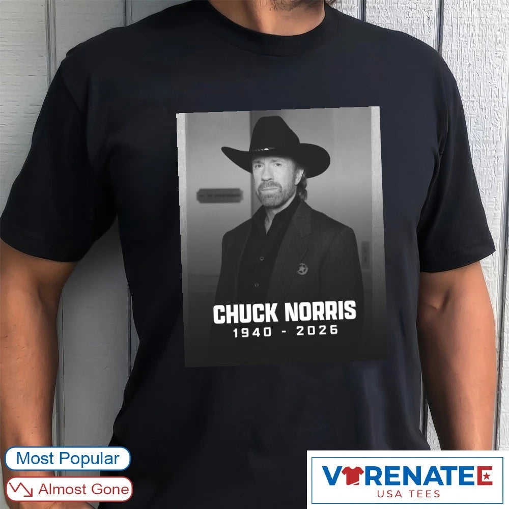 Official RIP Chuck Norris 1940 – 2026 T-Shirt