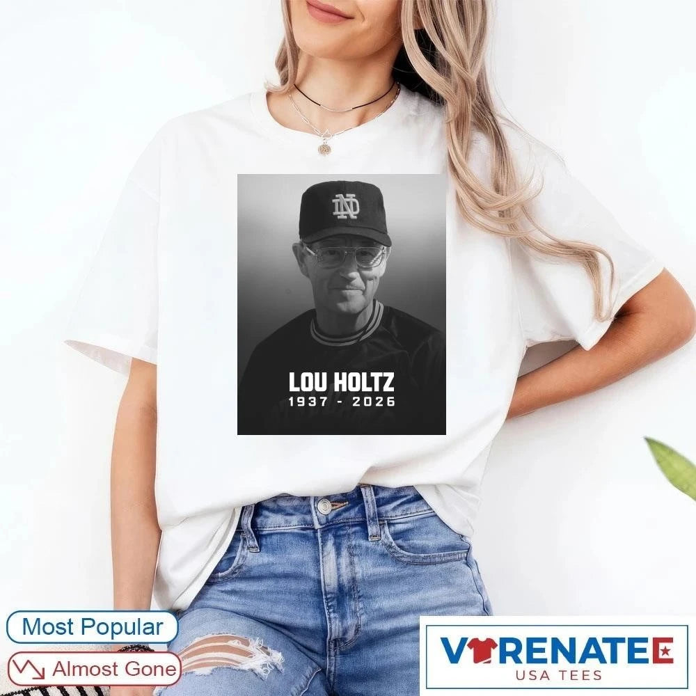 Official RIP Lou Holtz 1937 – 2026 Barstool Sports Poster T-Shirt