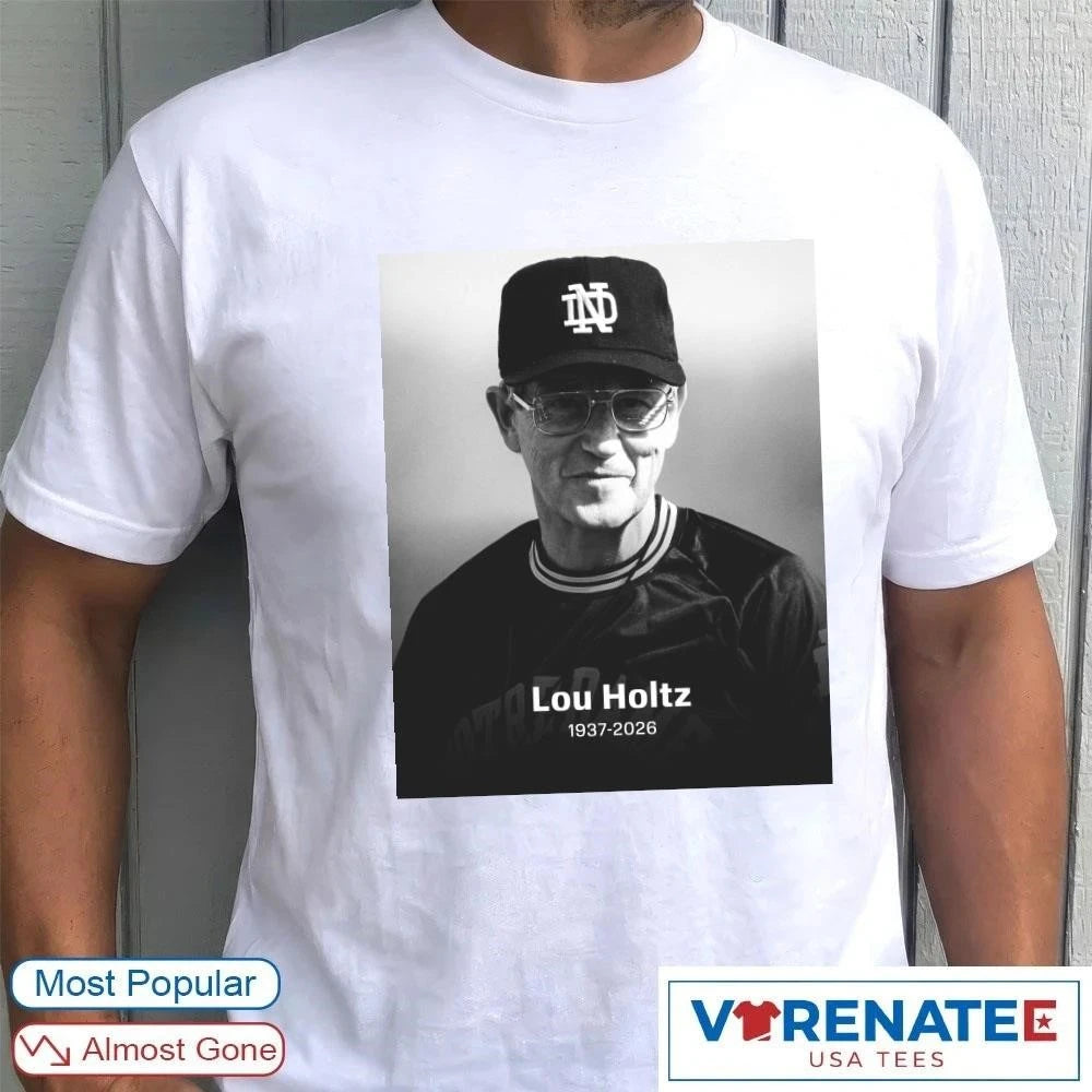 Official RIP Lou Holtz 1937 – 2026 ESPN Poster T-Shirt